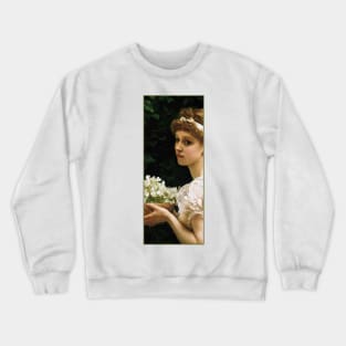 Pea Blossoms by Edward Poynter Crewneck Sweatshirt